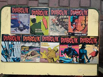 Fumetti DIABOLIK a 25-40 cent. l'uno