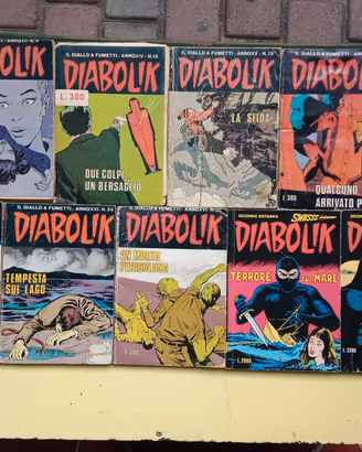 Fumetti DIABOLIK a 25-40 cent. l'uno