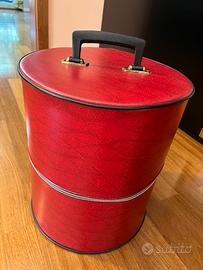 Cappelliera valigia ecopelle