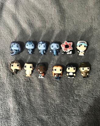 Set 12 mini figure stile Funko serie TV famose