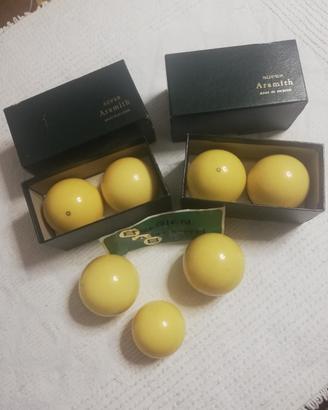 Set Bilie Vintage Super Aramith Biliardo 7 Pezzi 