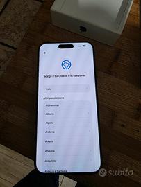 Iphone 15 pro max 512