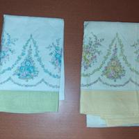 Set 2 Asciugamani Salviette bagno Vintage Bassetti