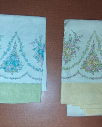Set 2 Asciugamani Salviette bagno Vintage Bassetti