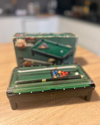 Mini Biliardo da tavolo - completo, gioco vintage
