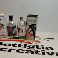 SET WHISKY GIAPPONESE 2 BOTTIGLIE VUOTE E SCATOLE 