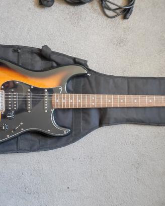 Set completo Fender Squier chitarra + accessori