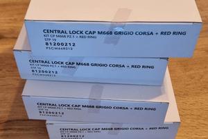 OZ Racing Central Lock Cap M668 grigio corsa+red r