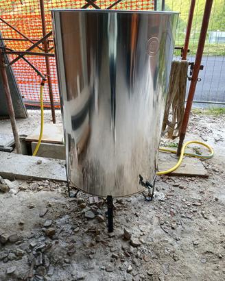 Contenitore acciaio inox per vino