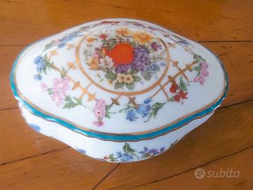 Scatola porcellana fiori Imperial