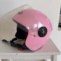 Casco moto bambina