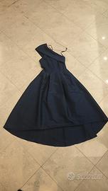 elegante abito da cerimonia blu notte 👗