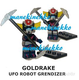 GOLDRAKE Grendizer Ufo Robot minifigure tipo Lego