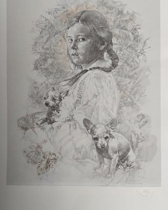 Renzo Vespignani litografia in Prova d'artista 