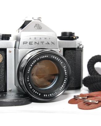 PENTAX SV Reflex Vite M42 + Obiettivo TAKUMAR 55mm