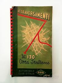 Guida stradale - cartina 1950