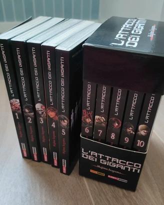 Manga Attack On Titan 1-10 + cofanetto