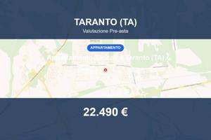 Immobile in asta di 89 m² con box auto a Taranto