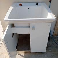 Mobiletto lavanderia con lavabo GERONIM