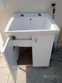 Mobiletto lavanderia con lavabo GERONIM