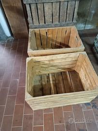 cassette per frutta in legno