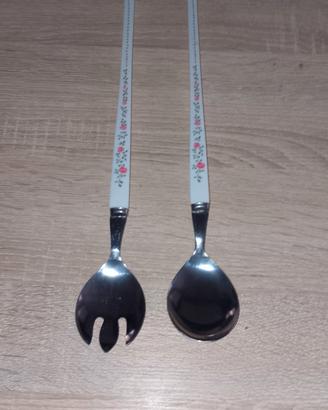 Set posate insalata vintage 