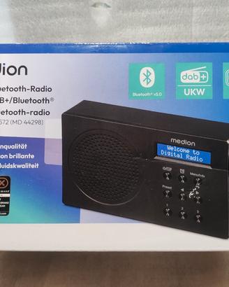Medion , radio portatile lcd