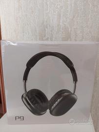 cuffie p9 nere bluetooth nuove