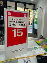 REDMI NOTE 15 256GB PROMO NUOVO
