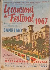 Libretto le canzoni del festival 1967