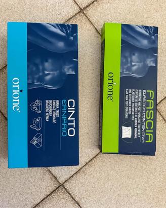 Cinto erniario + fascia contenit. ORIONE mai usati