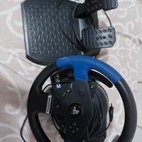 Volante con pedali thrustmaster