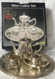 mini set coffe placato  in argento  Silver pladeBe