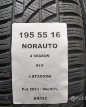 2 gomme 195 55 16 norauto br432