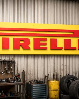 insegna XXL PIRELLI gommista 3 metri  anni 90