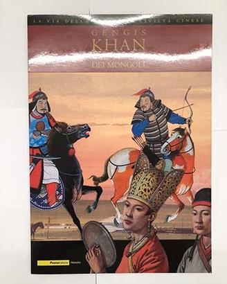 folder filatelico Gengis Khan 