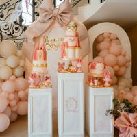 Torta scenografica per Battesimo o Nascita Bimba