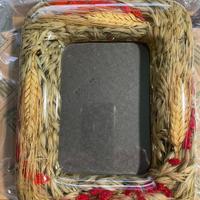 Cornice da tavolo con resina-spighe e avena. (RM)