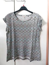 Maglia leggera Esprit fantasia zig-zag xl