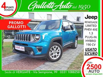 JEEP RENEGADE 1.3 T4 PHEV 190cv LIMITED 4XE AUTOM