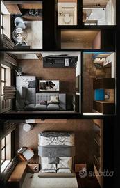 Accogliente trilocale Marchirolo