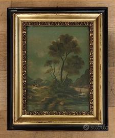 DIPINTO ANTICO FIRMATO "R. HEMILTON"