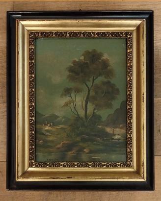 DIPINTO ANTICO FIRMATO "R. HEMILTON"