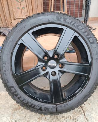 cerchi 17 momo con pneumatici michelin 