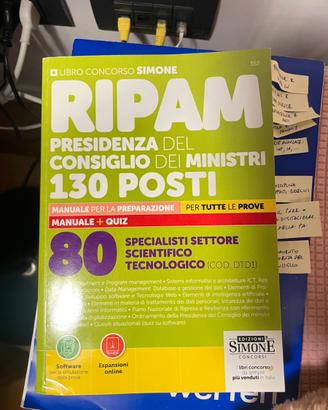 Libro concorso Presidenza Consiglio ministri