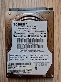 Hard disk 2.5 hdd SATA 500GB Toshiba disco