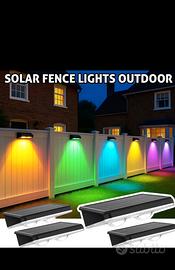 Luci solari a led multicolor