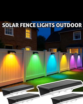 Luci solari a led multicolor