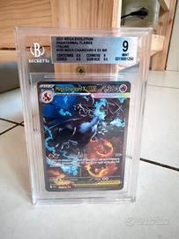 Pokémon Mega charizard X 125/094 italiano Bgs 9