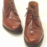 Hobson's scarpe uomo polacchine stringhe pelle Tg8
